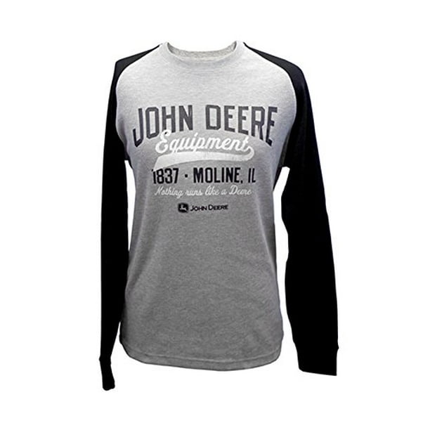 John Deere - John Deere Men's Equipment Thermal Long Sleeve Shirt-Medium - Walmart.com - Walmart.com