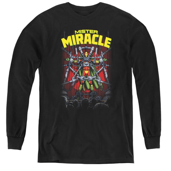 Jla - Mister Miracle - Youth Long Sleeve Shirt - Medium