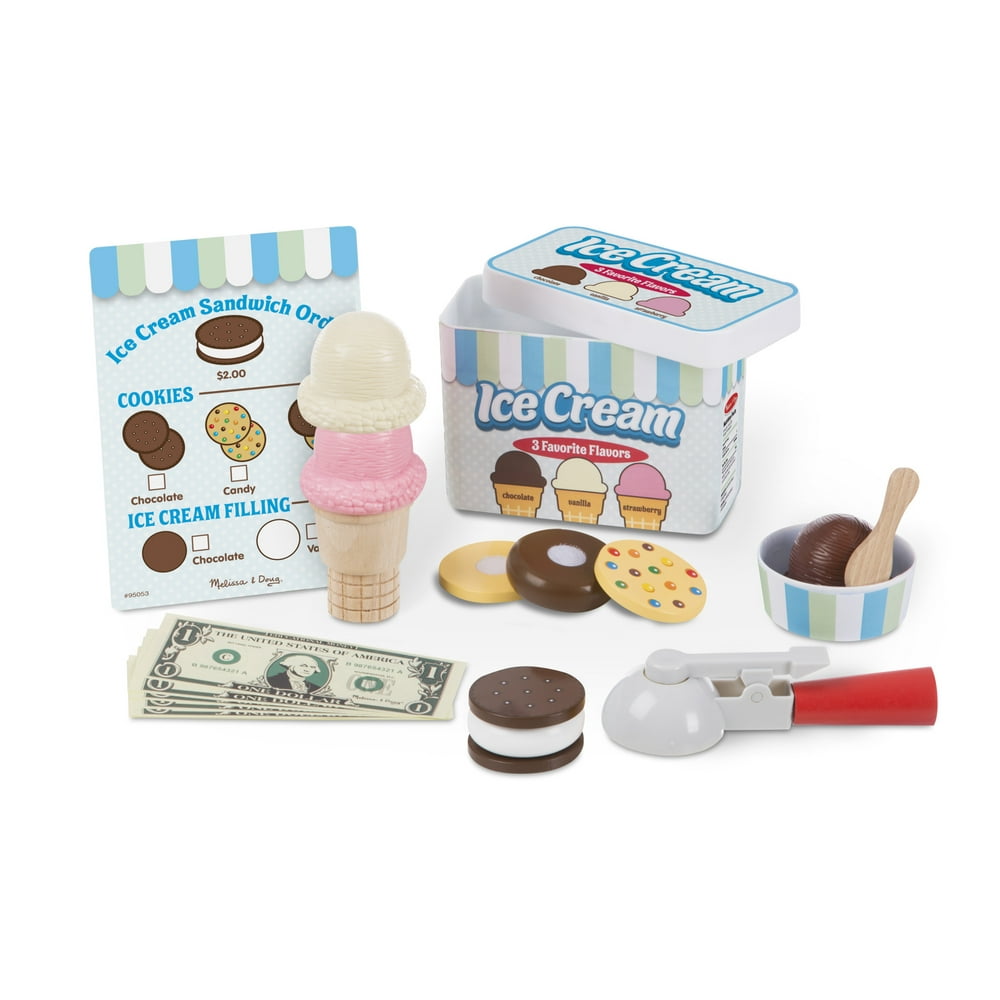 Melissa & Doug 21Piece Ice Cream Shop Play Set