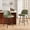green, variant on 26" Counter Height Bar Stools Set of 2, Upholstered High Chairs with Backs, Metal Legs & Footrest for Kitchen, Pub & Bistro