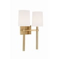 thumbnail image 5 of Crystorama Bromley 2 Light Vibrant Gold Wall Mount - 13.75'' W x 18.37'' H x 7.125'' D, 5 of 7