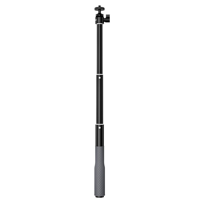 TELESIN 47" Extension Selfie Stick, Portable Handheld Invisible Monopod Pole For GoPro Hero 13 12 11 10 Insta360 X5/DJI Osmo 360/Action 6 5 4 Pocket/AKASO Vlog Selfie Stick, Action Camera Accessories