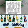 thumbnail image 3 of Troquel metálico TingZVen Happy Birthday Bottle 12 x 11 cm, 3 of 6
