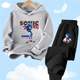 thumbnail image 3 of Conjunto de sudadera con capucha Sonic Tops, ropa para bebés de 2 a 12 años, ropa de abrigo para niños, sudadera de primavera 2024 para niñas, ropa para madres y niños, 3 of 5