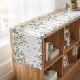 thumbnail image 6 of Table Runners 70 Inches Long Dress Scarves, Eucalyptus Farmhouse Coffee/Dining/Kitchen Table Decor, Holiday Table Runner, Sage Green Botanical Weeping Leaf 13x70 Inch, 6 of 9
