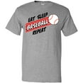 thumbnail image 3 of Inktastic Eat, Sleep, Baseball, Repeat T-Shirt, 3 of 5
