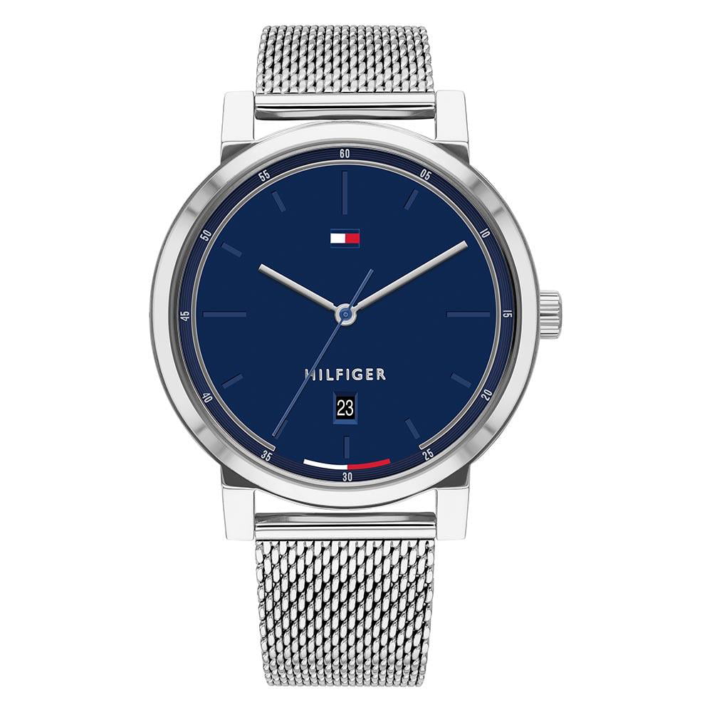Mesh Stainless Watch Hilfiger Steel 1791732 Mens Thompson Tommy