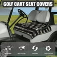 thumbnail image 2 of Binienty American Flag Golf Cart Seat Blanket Ezgo Club Car Golf Cart Towel Seat Cover With Pockets 2 Passenger Anti-Slip Easy to Install Golfcart Front Seats Protector 52x32 Inch, 2 of 6