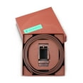thumbnail image 2 of Marino Men's Comfort Click Ratchet Belt Casual Leather Belt for Men - Automatic Linxx Buckle, 1.5 Wide with Elegant Gift Box, 2 of 7