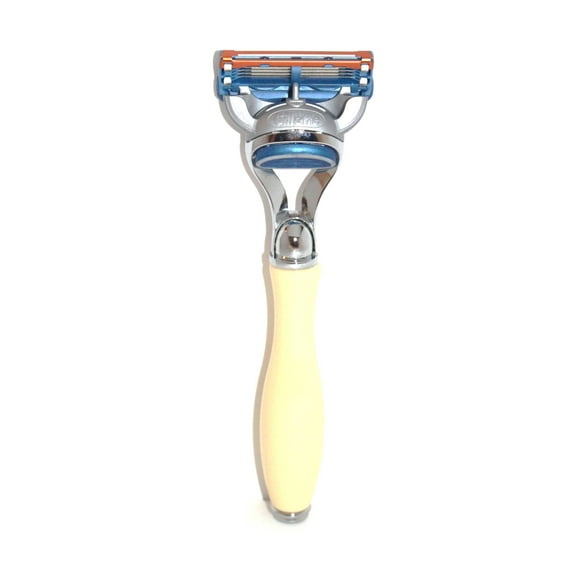 GBS Precision Razor -5 Blade technology Style, Comfortable Shaving Grooming Tool for men, women 1 (GBS Precision Razor Classic Ivory Style, 1 Head Blade Included)