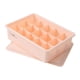 thumbnail image 4 of Caja de almacenamiento para calcetines, ropa interior, armario, organizador de ropa, cajón portátil Rosa 15 rejillas, 4 of 7