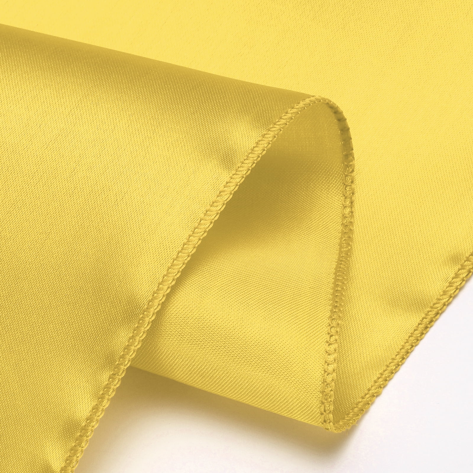 10 Pack Satin Table Runner, 12"x108" Smooth Silk Table Runner, Gold