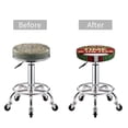 thumbnail image 5 of Pofeuu It's The Most Wonderful Time Of The Year Print Round Bar Stool Covers - Super Soft and Washable Elastic Stool Cushion Slipcover Easy Clean Velvet-14 inch, 5 of 7