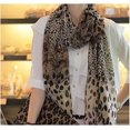thumbnail image 5 of Bufanda larga de gasa y seda con estampado de leopardo para mujer, suave, para el cuello, chal, estola, accesorio de ropa, 5 of 5