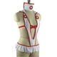 thumbnail image 4 of Mujer Encantadora Uniforme Tentación Body Ropa interior con cuello en V profundo Ropa de dormir, XXL Sweethay XX000177-05, 4 of 7