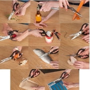 Ergo Chef Come Apart Multipurpose Kitchen Shears, Stainless Steel, Black