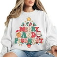 thumbnail image 5 of Merry and Pregnant Christmas Sweatshirt – Funny Santa & Gingerbread Pullover, Holiday Pregnancy Announcement Sweater, Cute Maternity Outfit for New Moms, 5 of 7
