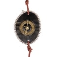 thumbnail image 5 of CIMAXIC eye patch Masquerade Use Retro Designed Clock Shape Design Lace Leather Monocular Decoration Use Blindfold,2.76"X1.97"X0.08", 5 of 5