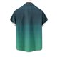 thumbnail image 4 of Mens Casual Manga Corta Botón Abajo Camisas Turndown Cuello Blusa de Impresión, Poliéster Ligero Top de la Moda para el Verano Al Aire Libre Y el Uso Diario, 4 of 6