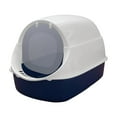 thumbnail image 2 of STARTIST Hooded Cat Litter Tray Kitty Litter to Clean with Lid Open Top Sturdy Enclosed Blue, 2 of 6