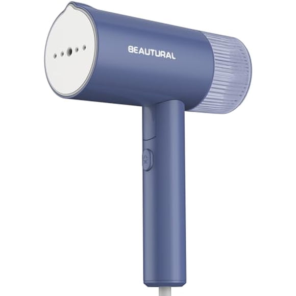Vaporizador portátil BEAUTURAL para ropa, quita arrugas plegable de mano, calentamiento rápido en 30 segundos, apto para países con 120 V, no apto para 220 V como Europa.
