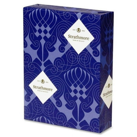 UPC: 0725569083843 | Mohawk Strathmore Wove Paper Letter – 8 1/2  x 11  – 24 lb Basis Weight – Wove – 500 / Ream – Ultra White