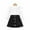 Black, variant on REDARER Girls High Neck Sleeveless Top & Skirt Set, Elegant Two-Piece Outfit for Kids Fashion Wear,3-4 Years