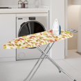 thumbnail image 2 of HELLHERO Leafs Iron Board Cover Snug Fit Adjustable Fastener 15x54 Inches High Temperature Ironing Board Pad Covers with Adjustable Elastic Edge Fit, 2 of 5