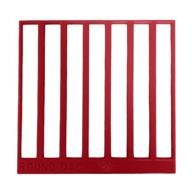 3D Printed Art Ruler Grid Tool for Precise Painting Drilling and Craft Projects with Square Multiple Rectangle Design