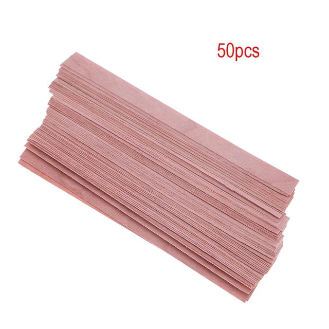 50 mechas de madera para velas, suministros para hacer velas de cera de soja o palma (4)