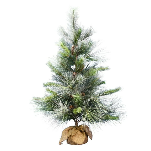Vickerman 36" Frosted Myers Pine Artificial Christmas Tree, Unlit