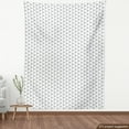 thumbnail image 4 of Modern Upholstery Fabric by the Yard, Geometric Theme Abstract Hexagons Shapes Honeycombs in Monochrome Design, Decorative Fabric for DIY and Home Accents, Charcoal Grey White by Ambesonne, 4 of 5