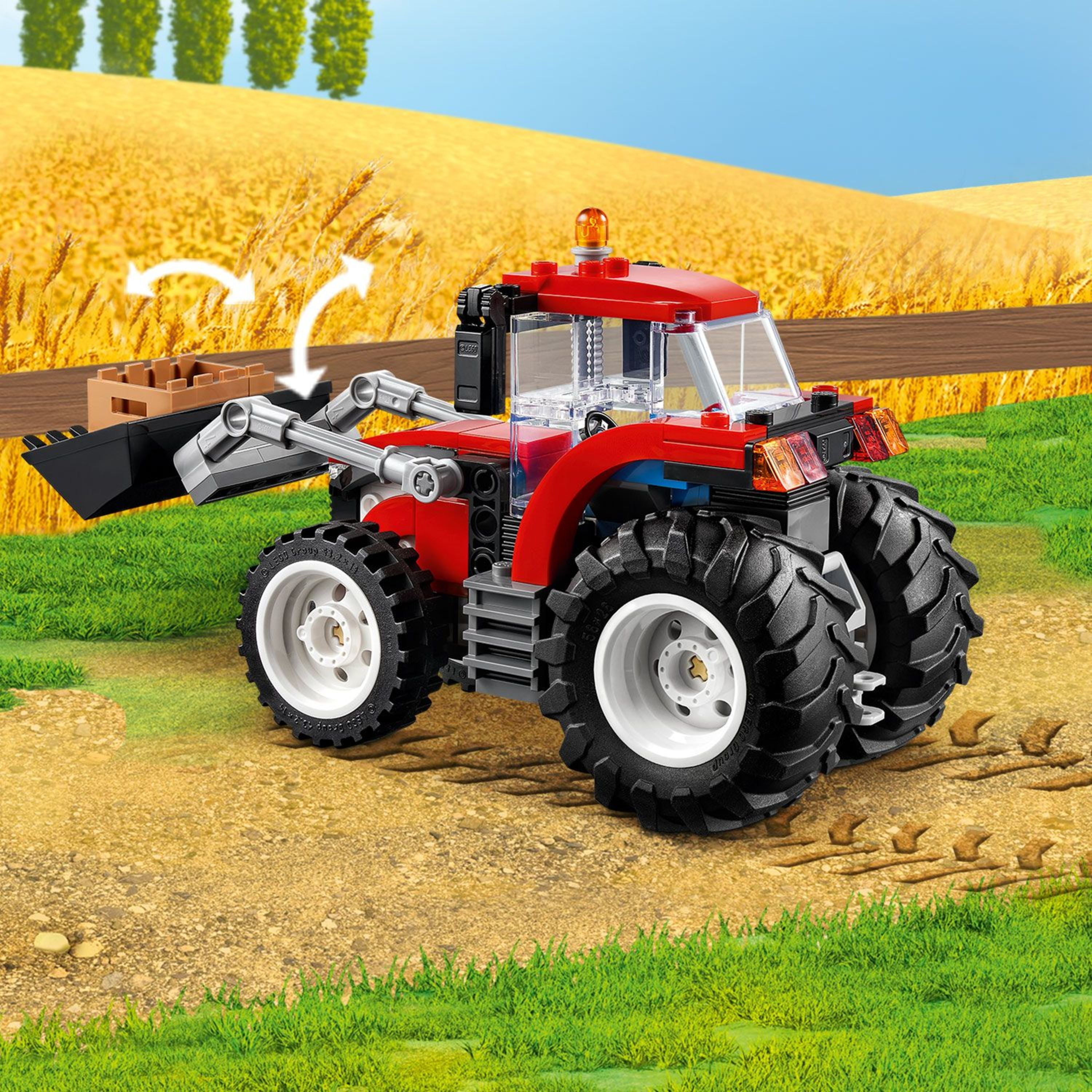 60287 - LEGO® City - Le tracteur LEGO : King Jouet, Lego, briques