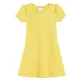 thumbnail image 6 of Made in USA Girls Soft Cotton Short Sleeve Puff Sleeve Dress, 6 of 10
