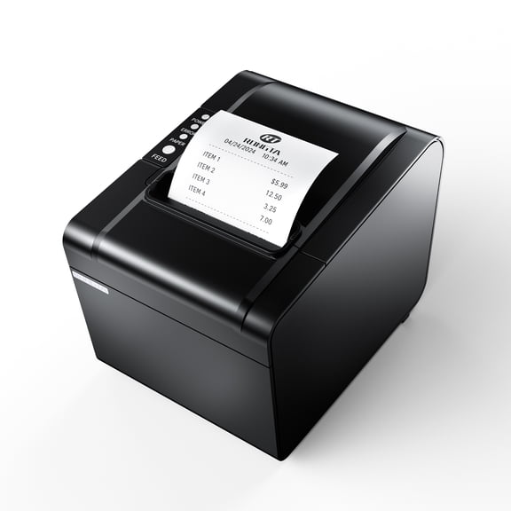 RONGTA POS Printer, 80mm USB Thermal Receipt Printer, Restaurant Kitchen Printer with Auto Cutter Support Cash Drawer,USB Serial Ethernet Interface Optional for Windows/Mac/Linux (RP326)
