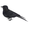 thumbnail image 4 of Crow Statue Feathered Bird Raven Ornaments Garden Photo Props, 4 of 9