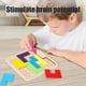 thumbnail image 3 of Wooden Blocks Puzzle Toy Wooden Blocks Puzzle Toy Wooden Block Daily Calendar Jigsaw For Kids Educational Calendar Puzzle ANGGREK Otros, 3 of 8