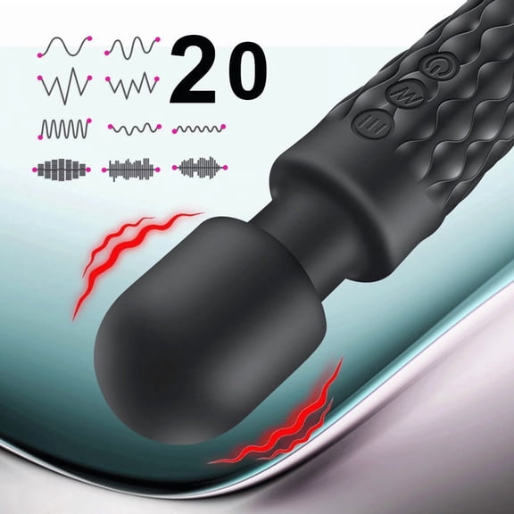 20 Vibrations Mini Massager, Portable Mini Handheld Massager with 8 Speed Modes Massager for Slight Pain Relief & Neck Shoulder Back Massage