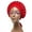 Red, variant on Meidiya African Women Turban Cap Twisted Braid Head Wraps Pre-Tied Chemo Headscarf for Cancer Hair Cover Hats