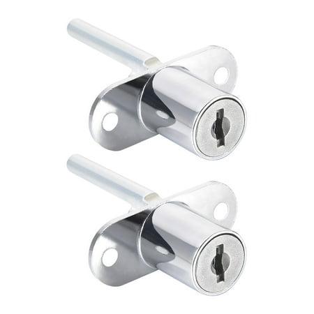 Uxcell Drawer Lock 5/8-inch Diameter 20mm Long Cylinder Keyed Different 2Pcs