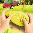 thumbnail image 4 of SPOORYYO Q Cute Fruit Themed Remote Control Car, Four Way Toy Car, With Cool Lights, Leaf Shaped Controller, 4 of 6