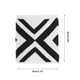 thumbnail image 4 of Ofertas Únicas 1 Pc Muñequeras Ajustadas que Absorben el Sudor Muñequera Deportiva Blanca Negra, 4 of 6