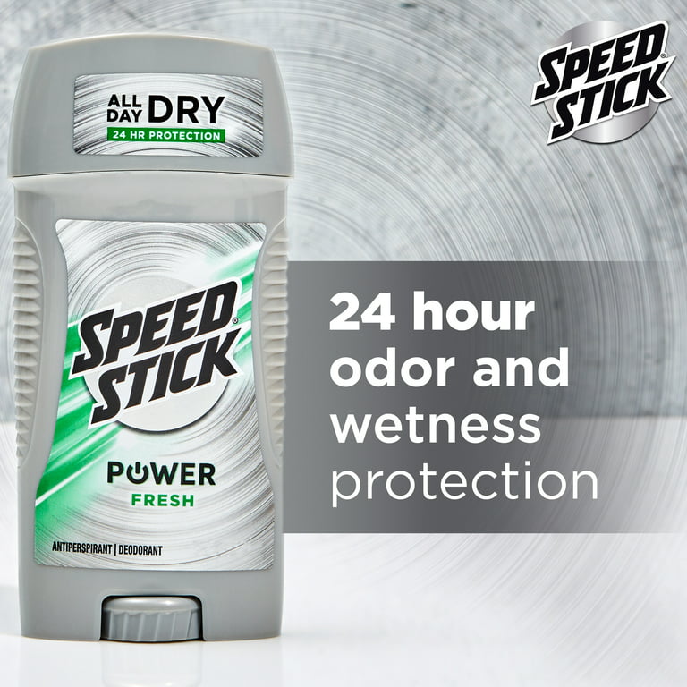 Mennen Speed Stick Antiperspirant/Deodorant, Fresh - 3 oz stick