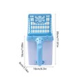 thumbnail image 3 of 3-in-1 Cat Litter Scooper with Waste Station, Built-in Bag Dispenser & Stand, Portable Litter Box Scoop, Lightweight Plastic Litter Sifter Scoop for Cats, 3 of 6