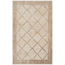 SAFAVIEH Kilim Leandre Diamond Area Rug, Natural/Beige, 4' x 6'