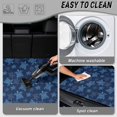 thumbnail image 5 of Qpednta Heavy Duty Blue Turtle Cargo Mat 29"x39" Trunk Liner All Weather, Premium Non-Slip Polyester Carpet Machine Washable Sand Resistant Easy Clean Universal Fit for Sedan SUV Truck, 5 of 7