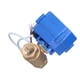 thumbnail image 1 of Válvula de bola eléctrica de latón mini, 3 cables, 2 modos de control, equipo hidráulico integrado, CC 12 V, 1 of 12