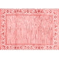 thumbnail image 1 of Ahgly Company Machine Washable Indoor Rectangle Abstract Red Modern Area Rugs, 3' x 5', 1 of 4