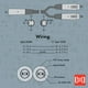 thumbnail image 5 of Cable en Y Hosa YXF-101.5 XLR macho a doble XLR hembra de 45 cm, 5 of 6