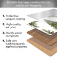 thumbnail image 2 of Cala Home "Our Christmas Tree" 4 Pack Decorative Hardboard Cork Back Tabletop Placemats, 2 of 7